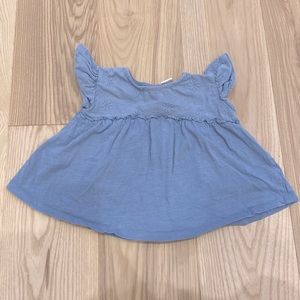 Zara - Flutter Sleeve T-shirt - Size 6-9m
